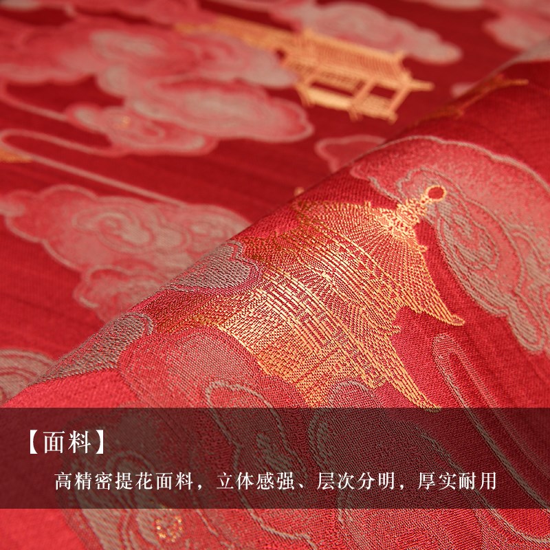 新中式红木椅子坐垫靠垫实木家具沙发垫乳胶圈椅太师椅茶桌座椅垫