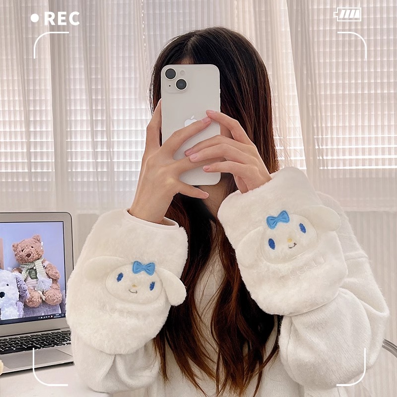 袖套女2025新款可爱护袖办公室工作干活短款套袖秋冬季羽绒服袖头