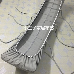 帆布纯色海绵坐垫套学生凳工厂家用实木凳椅子长条凳坐垫套罩一体