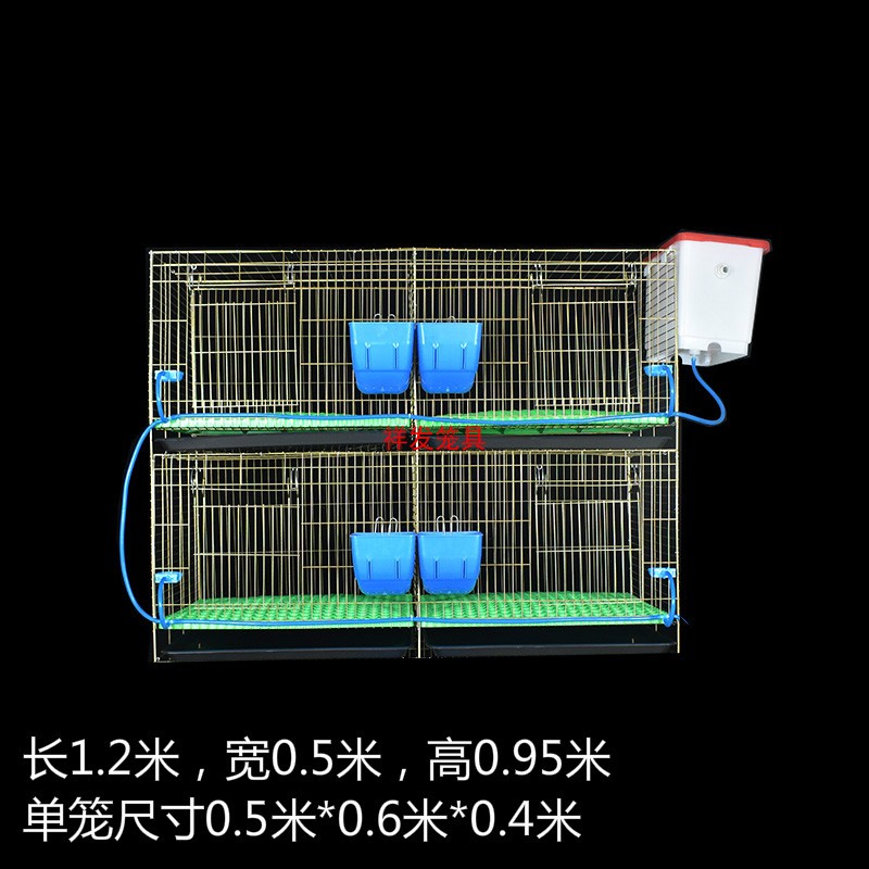 兔笼自动清粪家用超大号兔窝笼子室内外养殖专用防喷尿宠物兔子笼