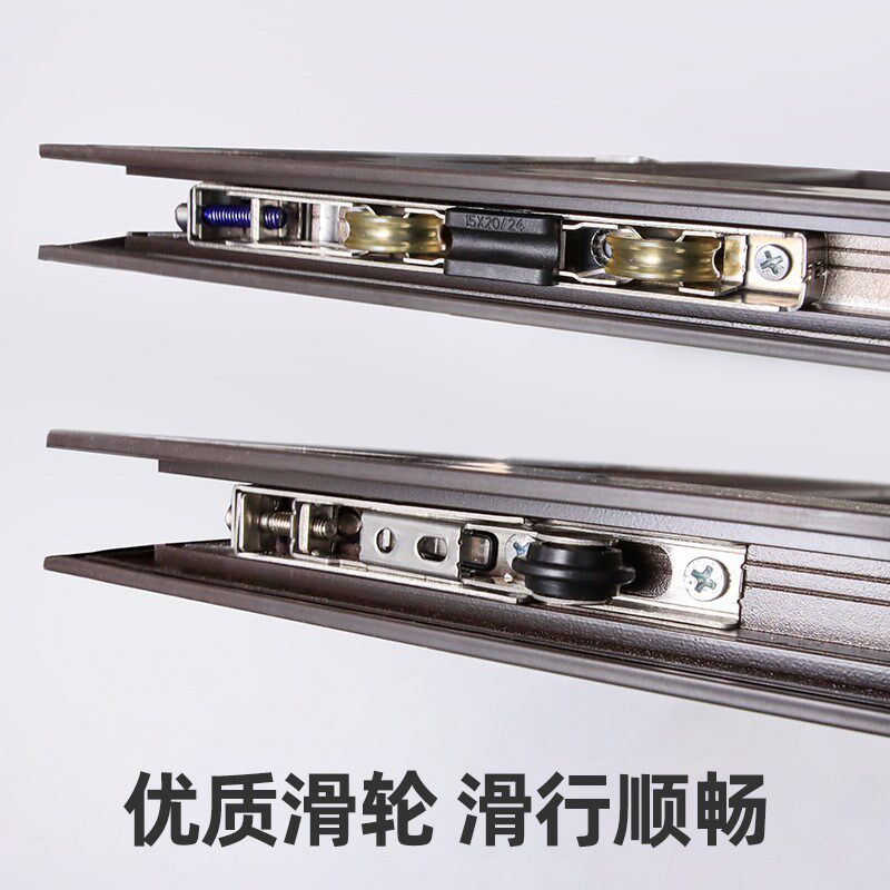 金刚网纱门推拉式平移沙门推门带锁高清防蚊阳台推拉门纱窗防盗门