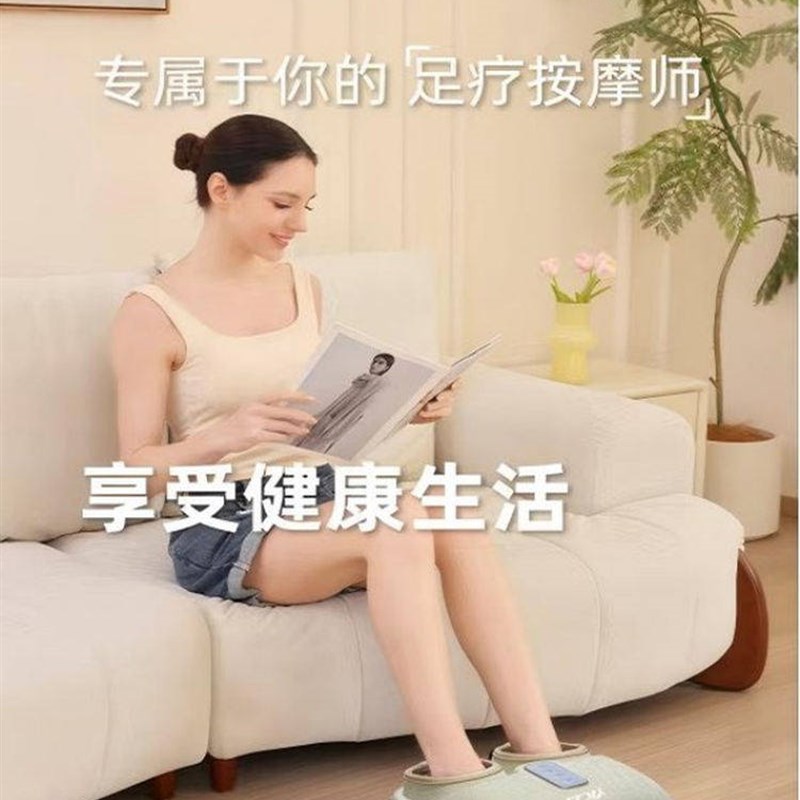 ykjj足疗机脚部按摩仪加热经络疏通揉捏腿足部脚底按摩器全自动