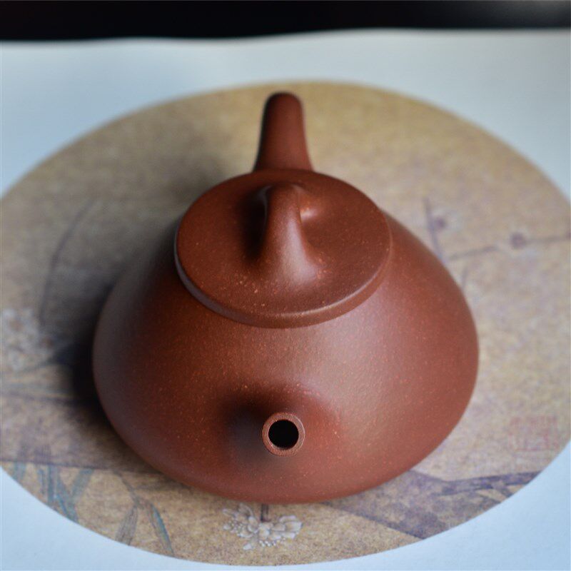 朴园 小石瓢壶紫清水泥手工宜兴紫砂壶140cc原矿中小容量功夫茶壶