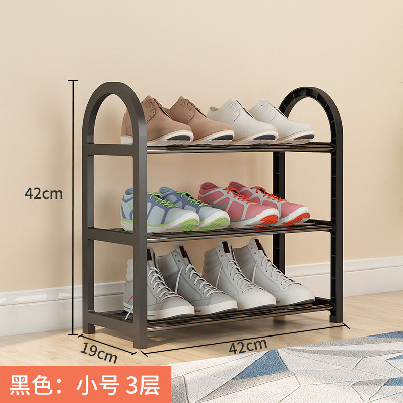 简易鞋架子家用门口经济型加粗钢管鞋架多层省空间学生宿舍收纳架