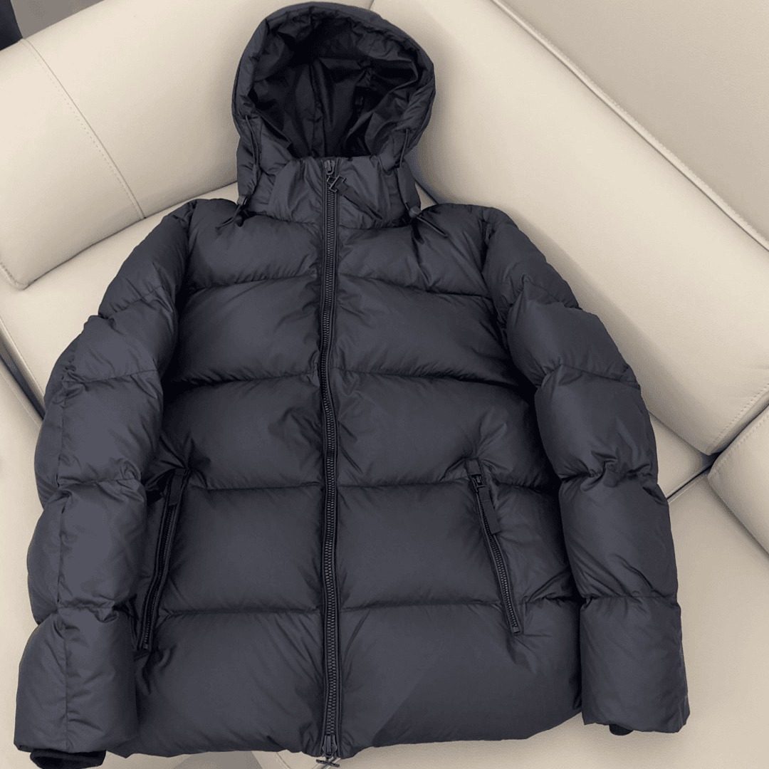 连帽排骨羽绒服冬季加厚保暖棉衣