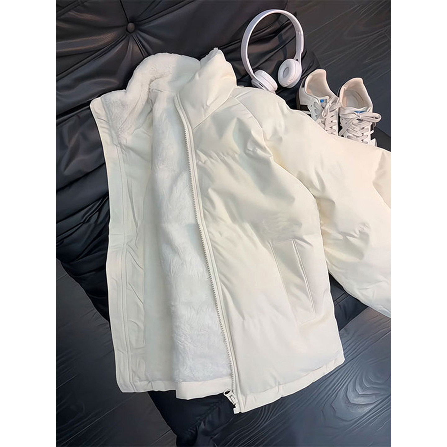 保暖棉服男款冬季加厚羊羔绒外套