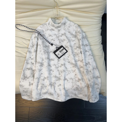 德绒打底衫男半高领加绒加厚卫衣