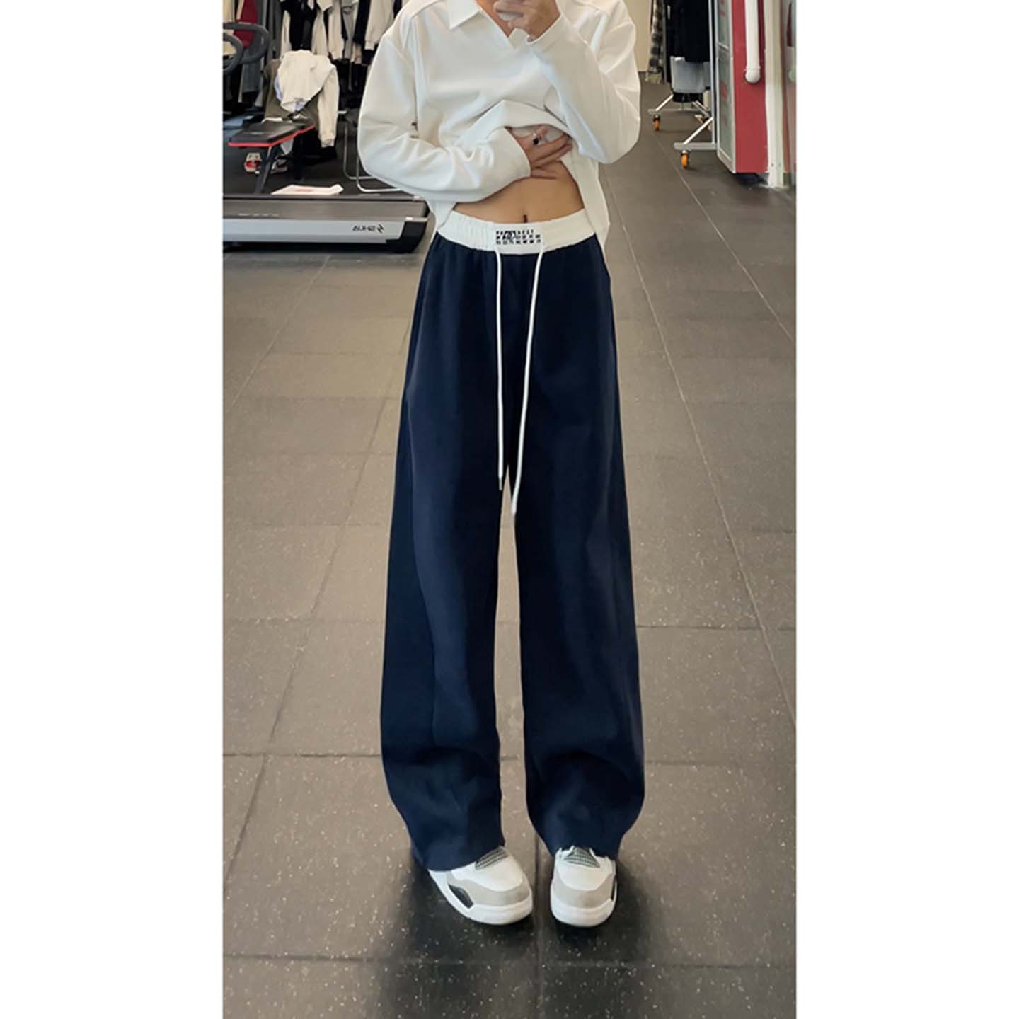 弯刀运动卫裤男款青少年酷帅裤子