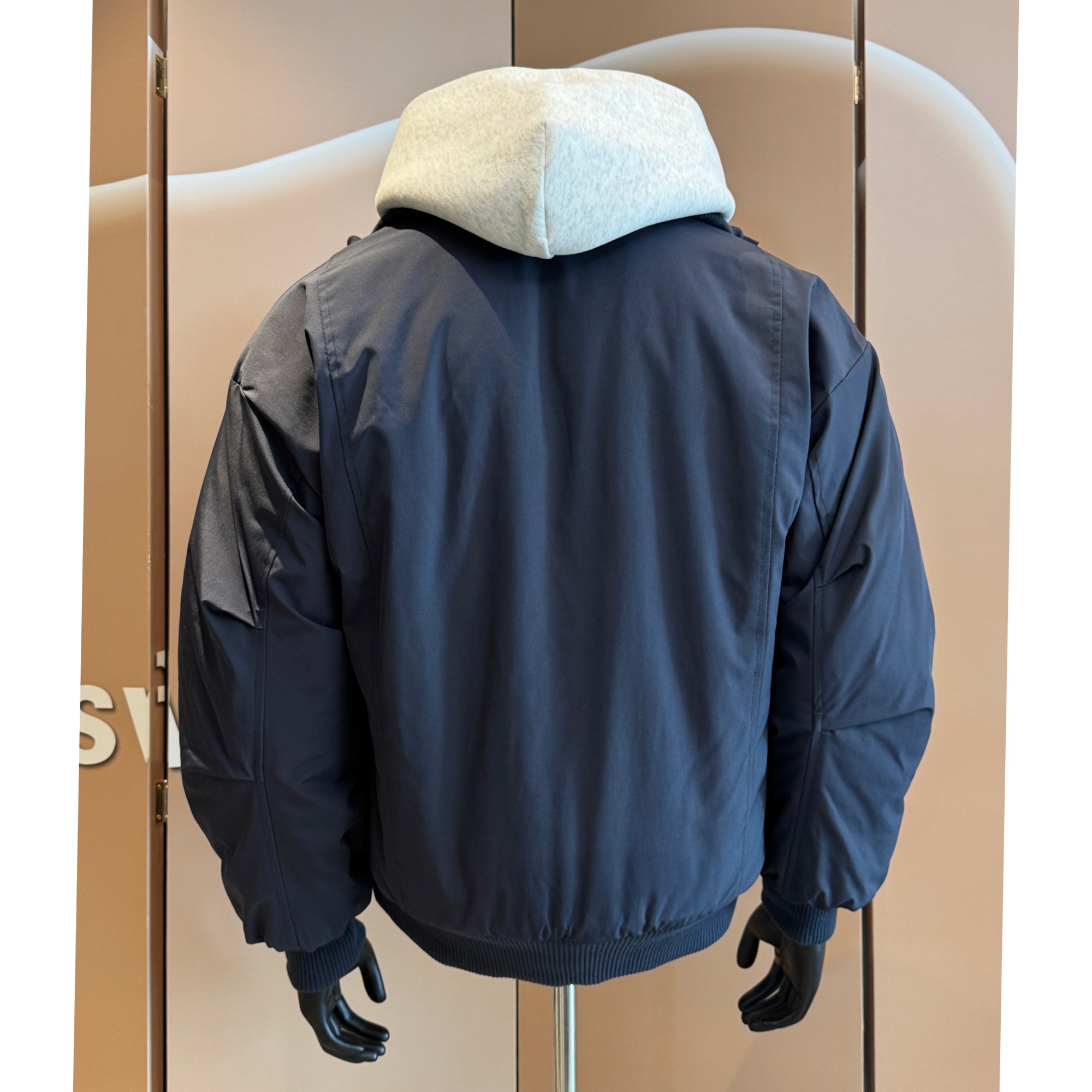 飞行夹克棉服男冬季廓形加厚棉衣