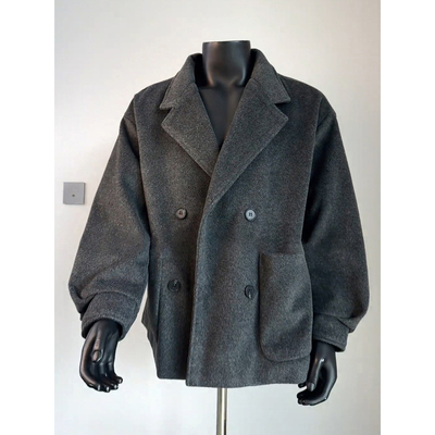 短款毛呢大衣英伦雅痞双排扣风衣