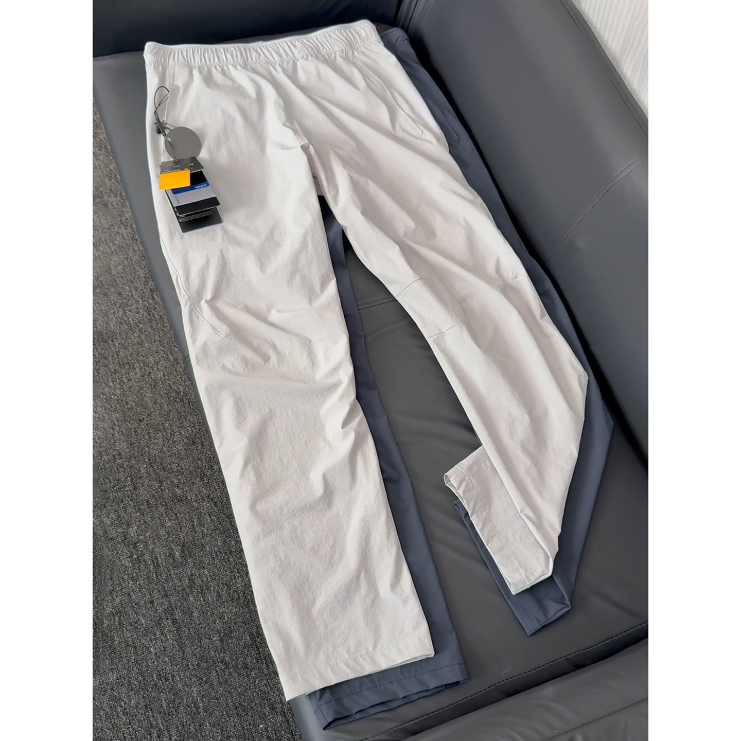 白色户外软壳冲锋裤男款防水防风直筒尼龙裤子秋季徒步登山运动裤,男装,休闲裤,淘宝优惠券,粉丝福利购,淘宝优惠卷