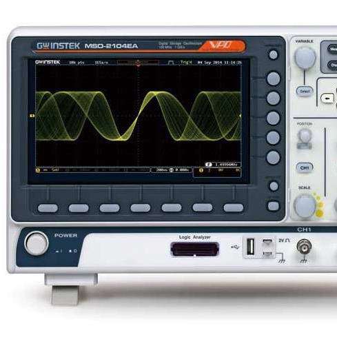 固纬MSO2074E/EA 70MHz/4CH模拟+16CH数字通道混合信号示波器