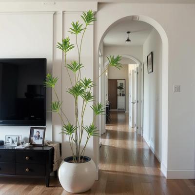 高品质百合竹大型仿真落地绿植室内阳台室内入户玄关盆栽造景装饰