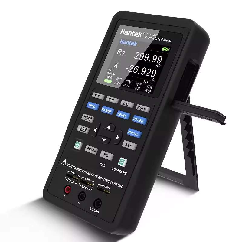汉泰手持式LCR数字电桥HANTEK1832C/1833C测量电感电容电阻仪表