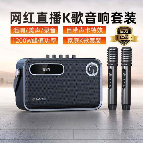 山水Z5广场舞音响户外k歌新款移动大功率声卡多功能一体机音箱