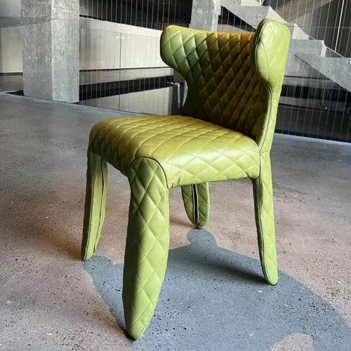 怪兽椅轻奢家用高级餐厅椅设计师网红扶手椅休闲创意靠背椅可