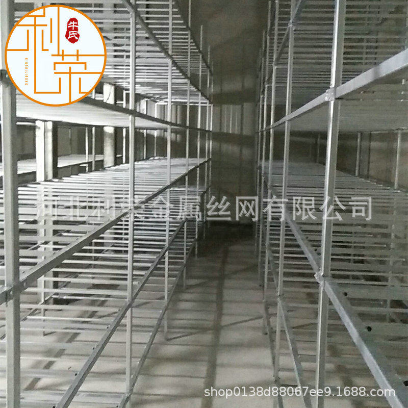 厂家带灯苗床支架蘑菇包网架苗床层架 铁质食用菌菇架子层架现货
