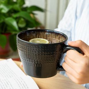 创意欧式 陶瓷水杯家用个性 复古单个大容量早餐杯牛奶燕麦杯下午茶