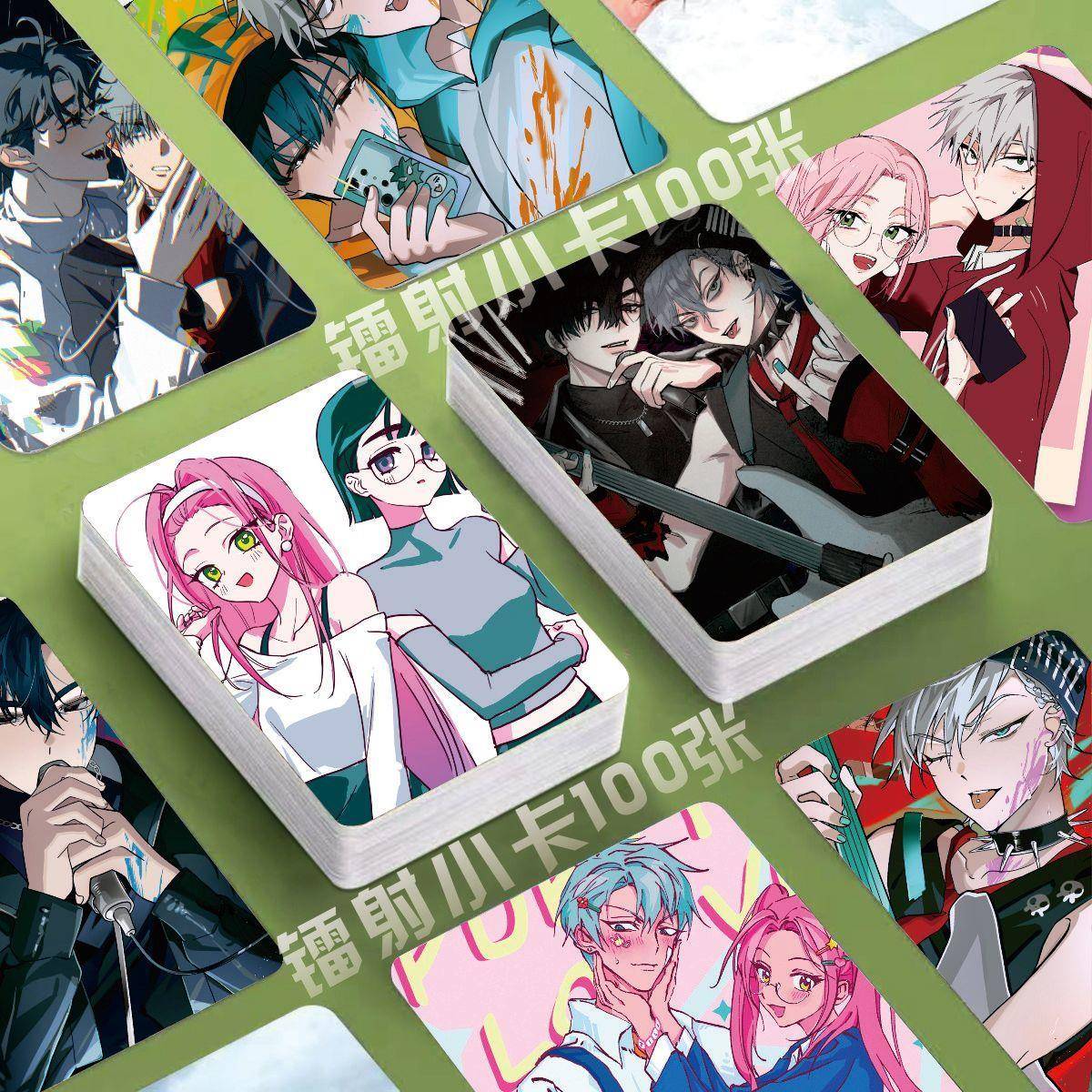 异形舞台ALIENSTAGE镭射小卡动漫明信片3寸圆角覆膜lomo卡片照片