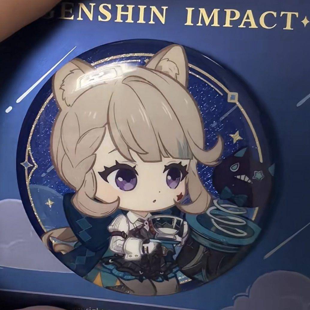 *原神游戏周边星光来信周边徽章系列琳妮特胸章胸针自制58MM