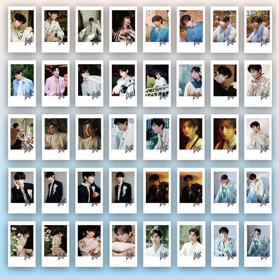 成毅拍立得100张不重复周边小卡自印莲花楼同款礼物应援明信片