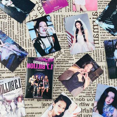 周边粉墨BlackPink花海秀日专自制同款小卡Jisoo智秀Rose彩英Lisa