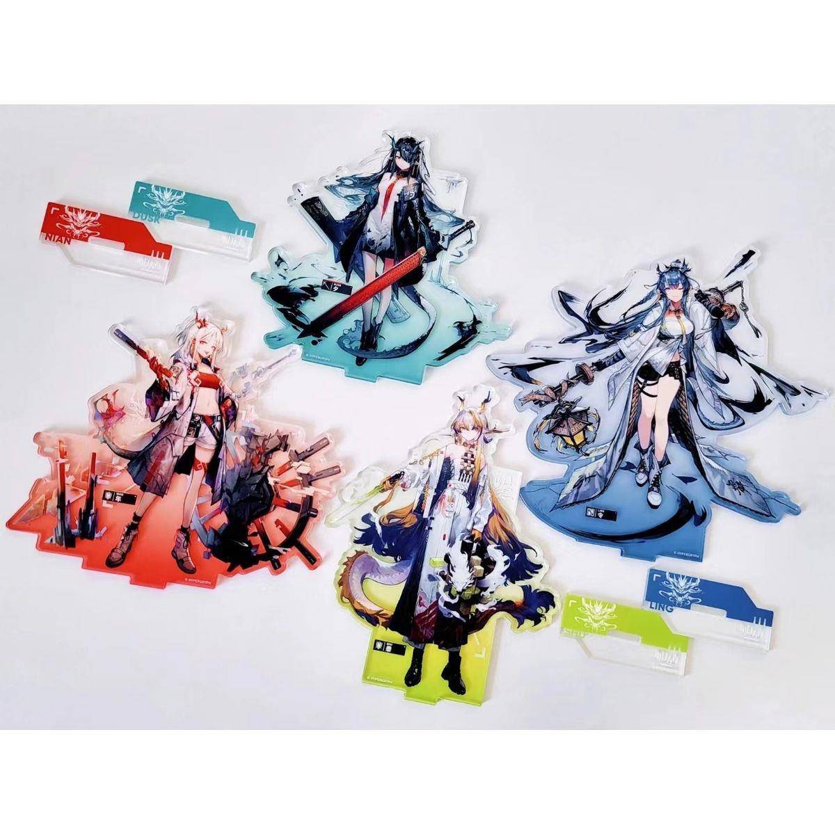 新款明日方舟周边立牌年 夕 黎 令同人ins风谷美桌面摆件装饰立牌