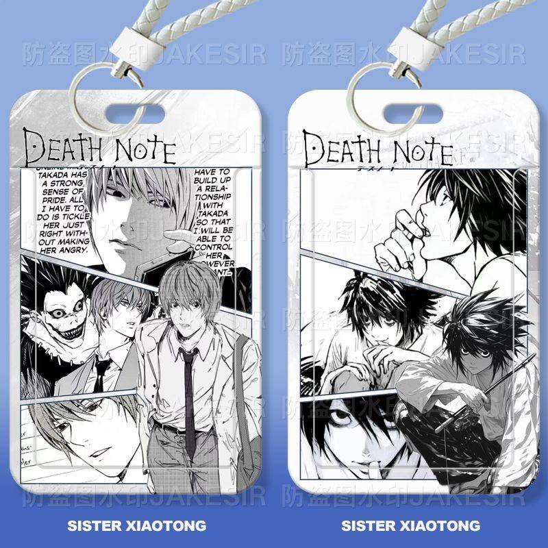 死亡笔记夜神月L学生滑盖卡套饭卡公交卡身份证件保护套门禁卡