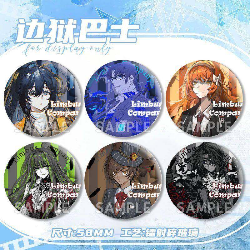 边狱巴士鸿璐格里高尔以实玛利阿方索徽章吧唧动漫周边镭射马口铁