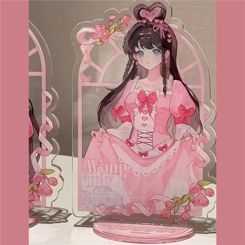 精灵小梦叶萝莉粉色新款周边n摆件叶丽王默高级i罗s风红书同款爆