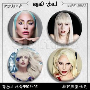 Lady Gaga吧唧周边徽章马口铁胸针痛包挂件保护膜卡通配件可爱