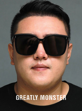 GM墨镜女大脸高级感超大框显瘦太阳镜男女防紫外线开车偏光镜frid