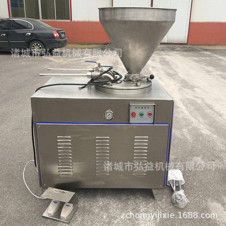 气动扭结灌肠机灌香肠机器松花蛋肠灌肠机齿轮灌肠机厂家