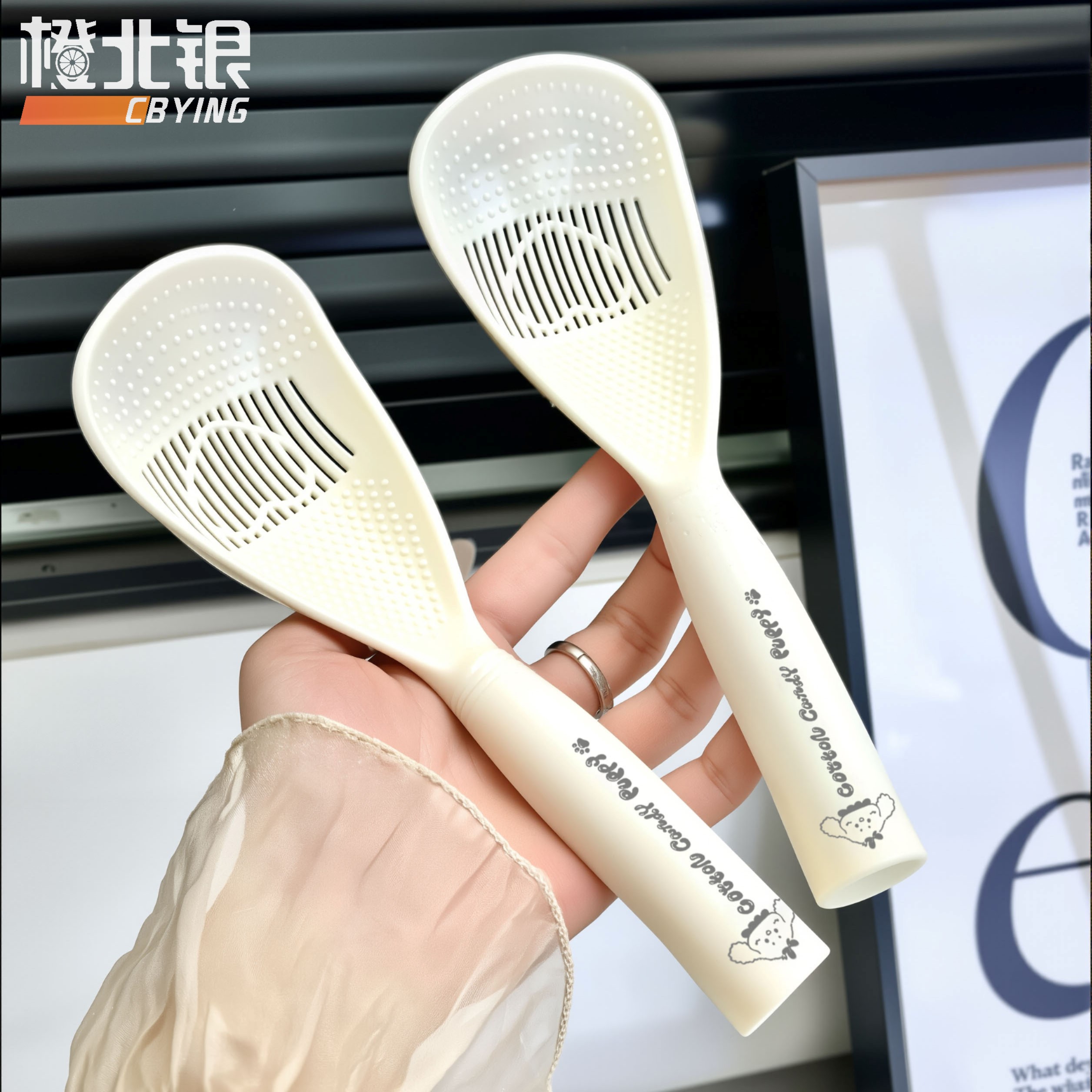 爱心可立饭漏勺，太实用了吧！！