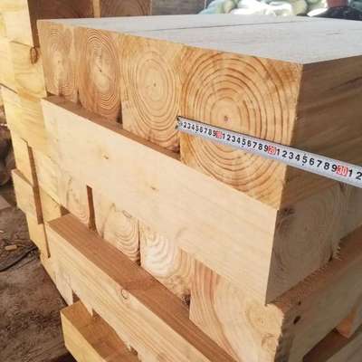 松木方木垫木可承重 工程桥梁枕木实木头方料  梁柱方木1234米