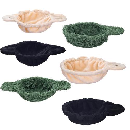 厂家猫勺窝猫爬架通天柱DIY配件 毛绒布吊床篮