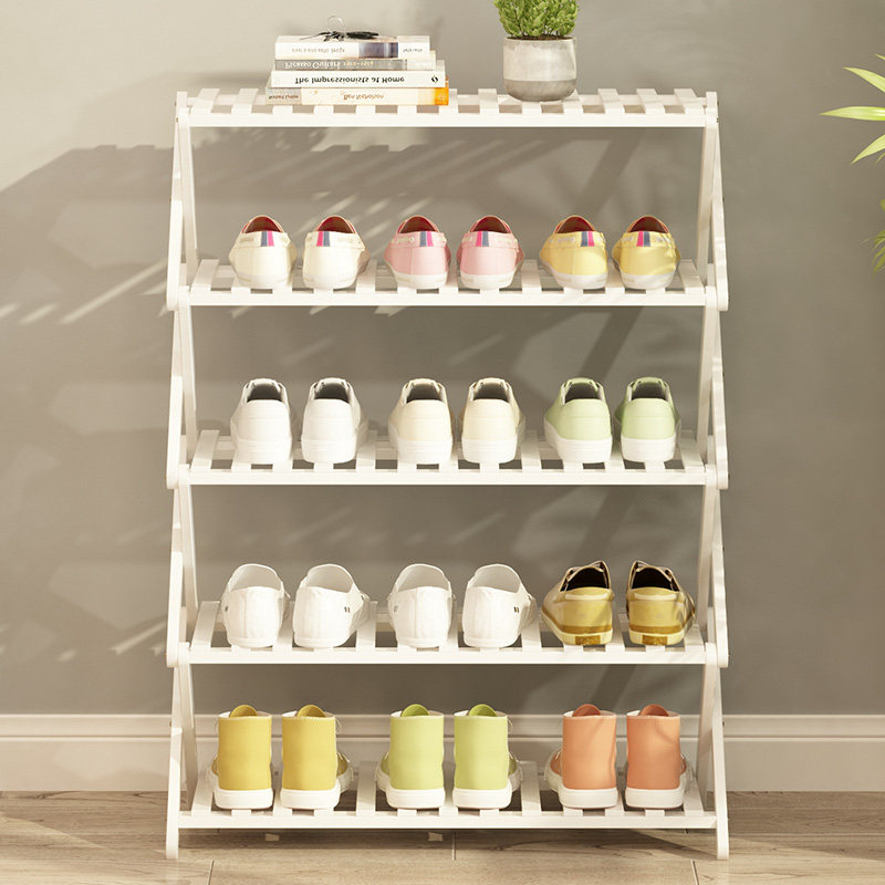 折叠鞋架子家用简易门口经u济型实木小鞋柜收纳神器多层防尘免安,住宅家具,鞋架,淘宝优惠券,粉丝福利购,淘宝优惠卷