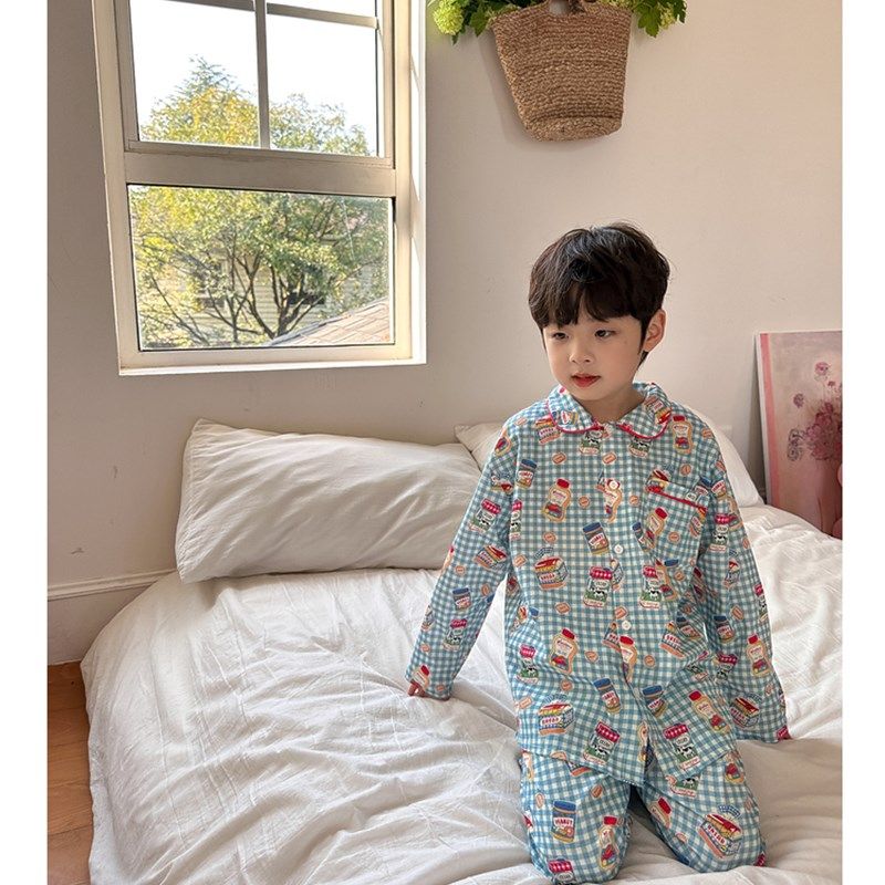 男女童睡衣套装春秋款款宝宝童趣卡通I长袖中大童小孩休闲家居服,童装/婴儿装/亲子装,家居服套装,淘宝优惠券,粉丝福利购,淘宝优惠卷