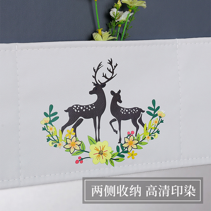 冰箱防尘c盖布防水防油洗衣机盖巾家用双门冰柜罩冰箱罩防尘罩