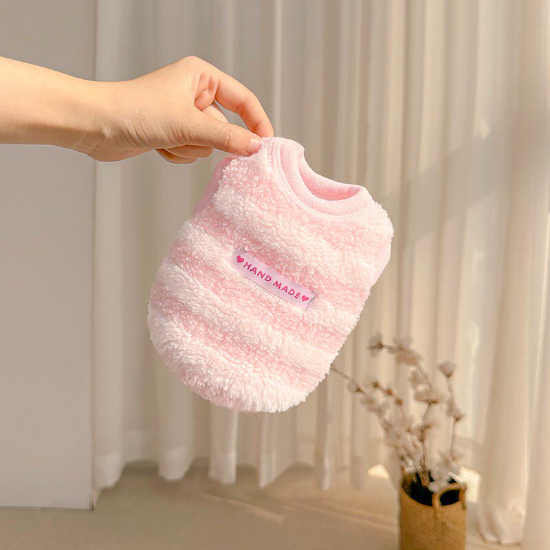 双层绒幼猫d幼犬秋冬衣服超小体宠物小狗茶杯犬吉娃娃冬季保暖背