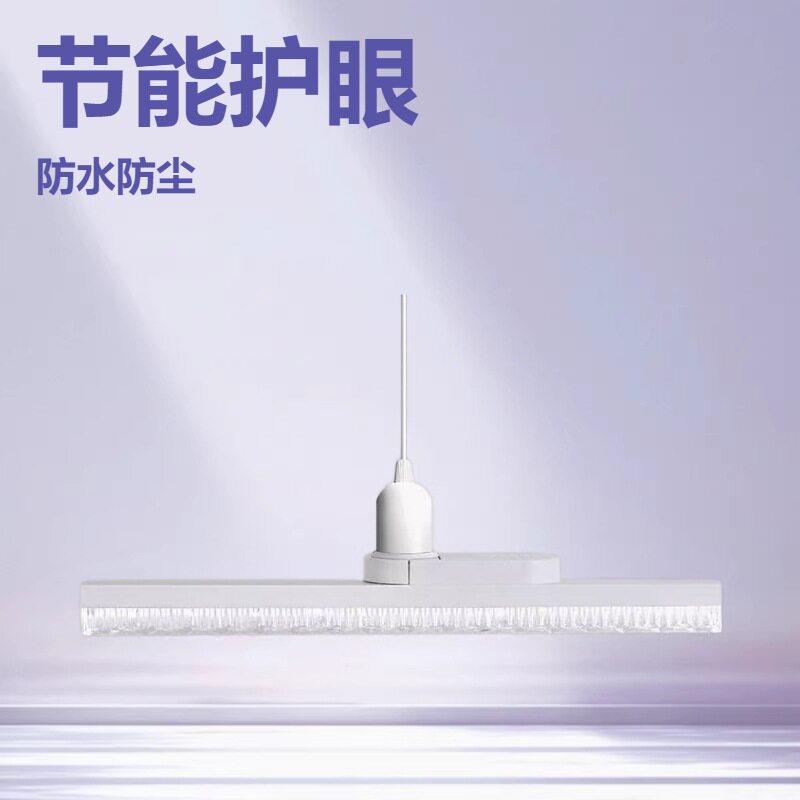 led长条水晶灯泡新款e27螺口长条形护眼节能家用卧室水晶灯客厅灯