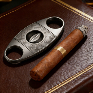 雪茄剪钳V形专用切雪茄刀配套随身携带高端剪烟器便携式剪刀多功
