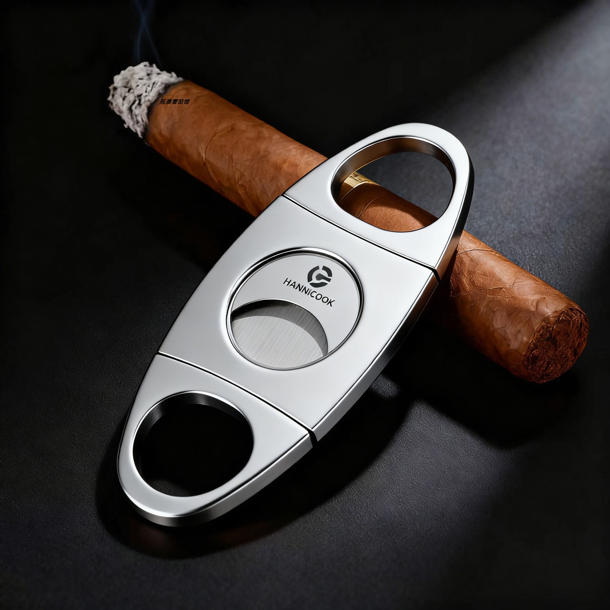 雪茄剪钳平形配套高端剪茄器专用古巴切雪茄刀剪烟器便携式钳子随