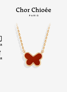 杜蔻蝴蝶项链简约款轻奢项链