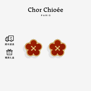 旦礼物生日礼物 杜蔻耳钉女高级感轻奢耳钉耳环元 新年鸿运耳钉