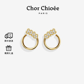 杜蔻麦穗耳环女高级感轻奢耳环耳钉生日礼物情人节礼物送女友