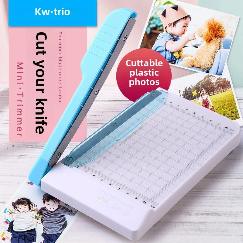 可得优切纸机手动迷你裁纸切割器小型裁纸刀相纸照片裁剪小卡相片