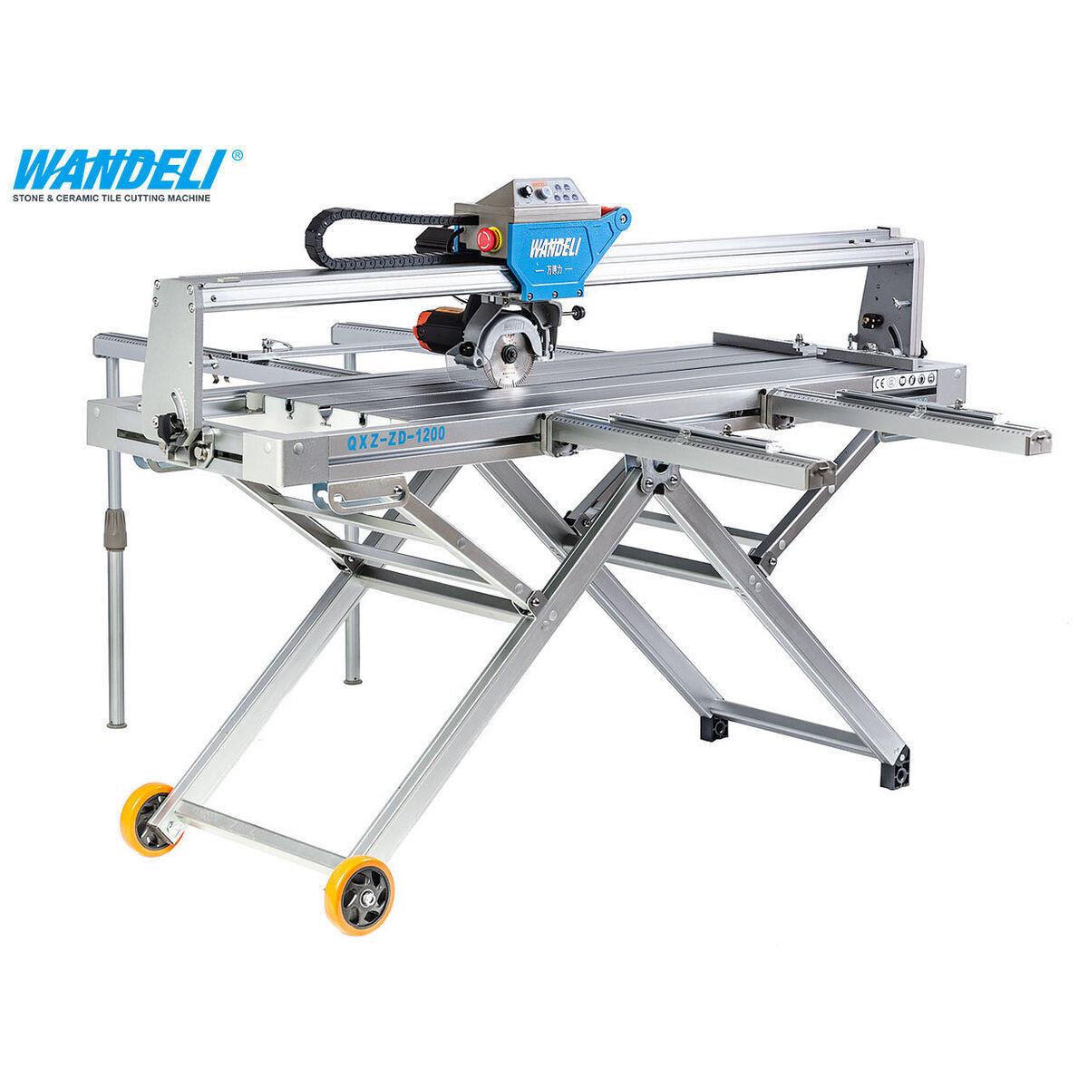 万德力全自动多功能台式瓷砖切割机无尘水刀45度倒角磨边开槽切割