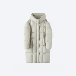 【花花推荐】 波*登订单款 中长款羽绒服女连帽超厚25W1050C