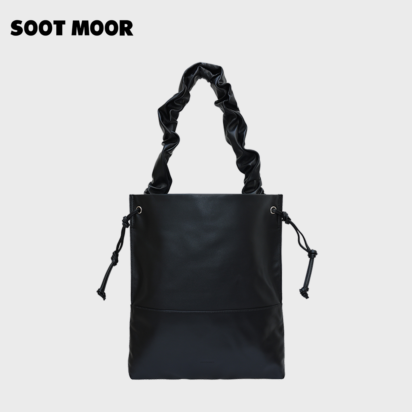 SOOTMOOR托特包手柄抽皱松弛感